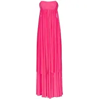 Pinko Antropologo Abito Tulle Fluido Flambe Pink Talla: 38 | Vestidos Maxi Outlet | Mujer | Rosa