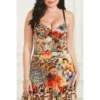 Guess Marciano By Blossom Corset Wild Flower Fall Top Print Talla: 46 | Camisetas de Tirantes Outlet | Mujer