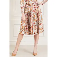 Guess Marciano By Giselle Pleated Skir Autumn Dusk Print Talla: 42 | Faldas Midi Outlet | Mujer