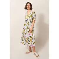 White Stuff Jolene Cotton Mini Dress White Talla: 10 REGULAR | Vestidos Midi Outlet | Mujer | Blanco