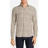 Reiss Oe Casual Shirt Sand Casual Shirts Talla: S | Camisas Casuales Outlet | Hombre | Marrón