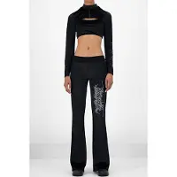 Daily Paper Black Jolero Top Talla: XS | Sudaderas con Capucha Outlet | Mujer | Negro