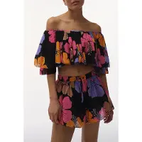 LOVE Stories Tropic Coverupt Black Talla: S | Camisetas de Tirantes Outlet | Mujer | Negro