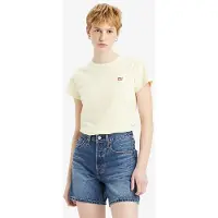 Levi's Perfect T-shirt Beige Talla: XXS | Camisetas de Seda Outlet | Mujer | Marrón