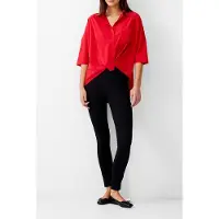 French Connection Twist Front Crepe Light Top Poppy Talla: 6 | Blusas Outlet | Mujer