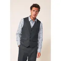 White Stuff Heath Waistcoat Charcoal Grey Talla: 38 | Trajes Outlet | Hombre | Negro