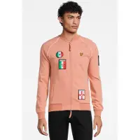 Lyle & Scott Panini Sticker Tracksuit Bomber Dusty Pink Talla: S | Cárdigan Outlet | Hombre | Rosa