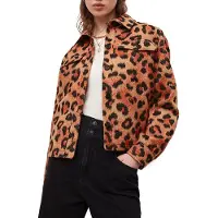 AllSaints Honor Leo Jacket Brown Talla: 32 | Sobrecamisas Outlet | Mujer | Marrón