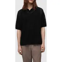 AllSaints Corbi Ss Polo Black Talla: M | Polos Outlet | Hombre | Negro