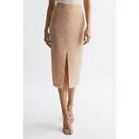 Reiss Brooklyn Midi Skirt — Nude Talla: 4 | Faldas Midi Outlet | Mujer