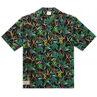 Daily Paper Green Black Yellow Povan Shirt Green/black/yellow Talla: XS | Camisas Casuales Outlet | Hombre | Negro