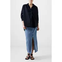 French Connection Broderie Mix L/s Popover Black Talla: 10 | Blusas Outlet | Mujer | Negro
