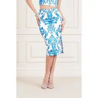 Guess Marciano By Leonara Skirt Blue Note Talla: XS | Faldas Midi Outlet | Mujer | Azul