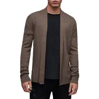 AllSaints Mode Merino Open Car Vole Brown Marl Talla: XXL | Cárdigan Outlet | Hombre | Marrón
