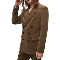 AllSaints Busco Blazer Worn Brown Talla: 38 | Blazers Outlet | Hombre | Marrón