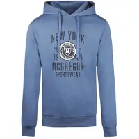 Mcgregor Graphic Hoody Faded Blue Talla: S | Sudaderas con Capucha Outlet | Hombre | Azul