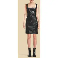 Guess Marciano By Sl Janice Dress Jet Black Multi Talla: 2 | Vestidos de Cuero Outlet | Mujer | Negro