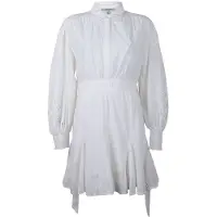 AllSaints Keeley Broderie Dres Chalk White Talla: 34 | Blusón Outlet | Mujer | Blanco