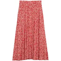 White Stuff Jada Eco Vero Maxi Skirt Red Printed Talla: 8 REGULAR | Faldas Maxi Outlet | Mujer | Rojo