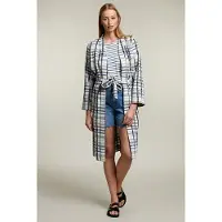 River Woods Multicolor Checked Kimono Talla: 38 | Albornoces Outlet | Mujer