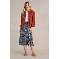 White Stuff Ava Reversible Skirt Navy Talla: 24 | Faldas Midi Outlet | Mujer | Azul