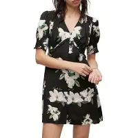 AllSaints Demi Alessandra Dres Black Talla: 14 | Blusón Outlet | Mujer | Negro