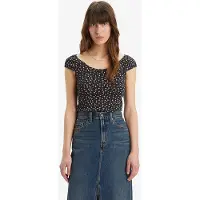 Levi's Lucille Blouse Black Talla: M | Blusas Outlet | Mujer | Negro
