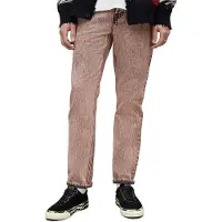 AllSaints Curtis Overdye Ashed Pink Talla: W28 | Vaqueros Rectos Outlet | Hombre | Rosa