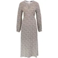 River Woods Round Neck Dress Sideslit Multi Talla: 42 | Vestidos Midi Outlet | Mujer