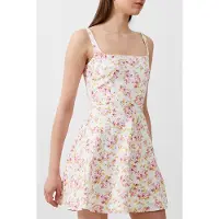 French Connection Benedetta Whisper Dress White Talla: 16 | Mini Vestidos Outlet | Mujer | Blanco