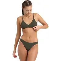 Arena Women's Solid Bikini Triangle Dark Olive Talla: 44 | Bikinis Outlet | Mujer | Verde