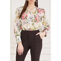 Guess Marciano By Petal Pose Blouse Fa Petal Pose White Talla: XS | Camisas Outlet | Mujer | Blanco