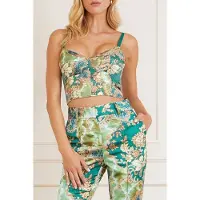 Guess Marciano By Blossom Corset Heirloom Top Print Talla: 46 | Camisetas de Tirantes Outlet | Mujer