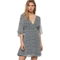 AllSaints Ivey Scatter Dress Grey Talla: 32 | Mini Vestidos Outlet | Mujer | Gris