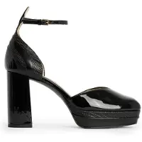 AllSaints Tiffany Platform Hee Black Shine Talla: 40 | Chancletas Outlet | Mujer | Negro