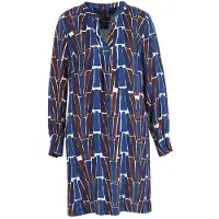 River Woods Dress With Big Cuffs Blue Talla: 40 | Mini Vestidos Outlet | Mujer | Azul