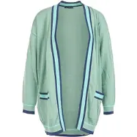River Woods Long Cardigan Ls Tricolor Str Green Talla: XS | Cárdigan Outlet | Mujer | Verde