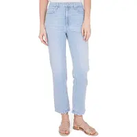 PAIGE High Rise Noella Straight Duet W/ Stepped On Hem Talla: W24 | Vaqueros Rectos Outlet | Mujer
