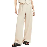AllSaints Deri Lyn Trouser Cream White Talla: 12 | Pantalones Outlet | Mujer | Blanco