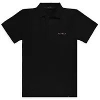 Aspact Aquarel Polo Black Talla: S | Polos Outlet | Unisex | Negro