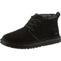 Ugg para hombre. 3236 Botines de Piel Neumel negro (44), Plano, Cordones, Casual, outlet 2026.
