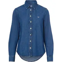 Gant Blusa azul denim