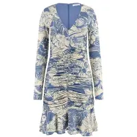 Guess Marciano GUESS Eco Ls Lillian Dress Rose River Print Blu Talla: L | Mini Vestidos Outlet | Mujer | Rosa