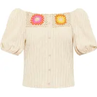 Mymo Jersey beige claro / amarillo / naranja / rosa