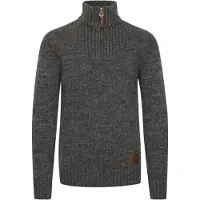 !Solid Jersey 'Philostrate' marrón / gris oscuro