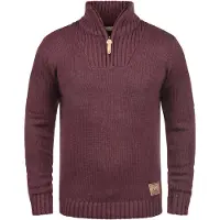 !Solid Jersey 'Petro' rojo vino