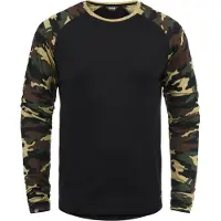 !Solid Camiseta 'Cajus' verde / caqui / negro / blanco