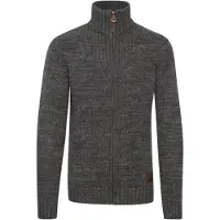 !Solid Cárdigan 'Pomeroy' marrón / gris