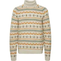Blend Jersey beige / gris / rojo