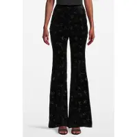 Marcell von Berlin Women‘s Velvet Devorée Pants Black 099 Talla: 36 | Pantalones Outlet | Mujer | Negro